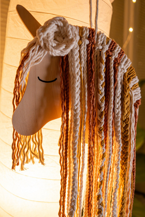 Macramé Jednorožec — foto 5