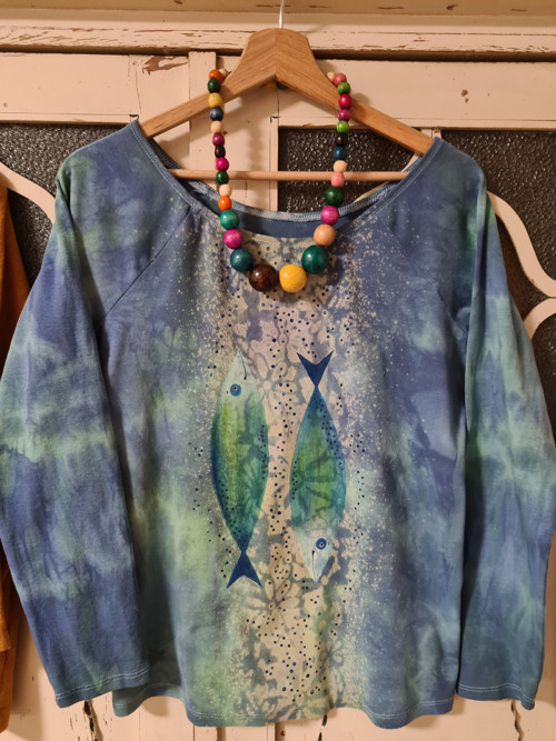 Rybičky, rybičky...triko vel.M/L — foto 2