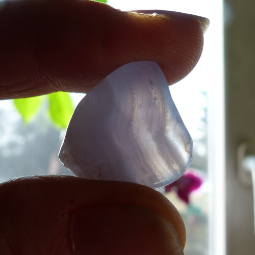 Chalcedon modrý krajkový - 2,3 cm - Extra! — foto 5