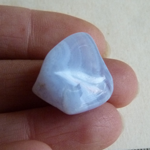 Chalcedon modrý krajkový - 2,3 cm - Extra! — foto 2
