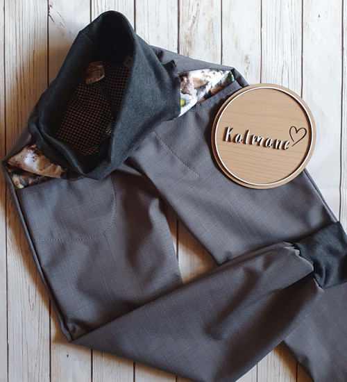Jarní/podzimní softshell kalhoty šedá/jorkšír — foto 3