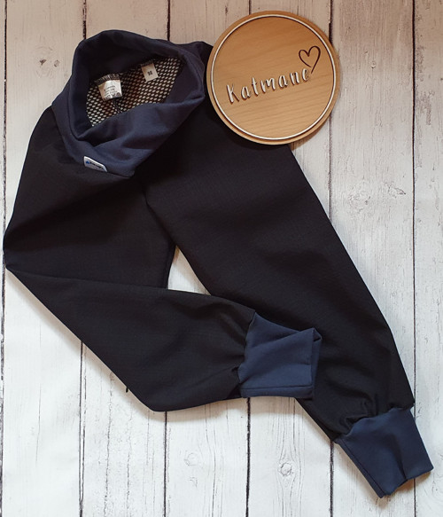 Jarní/podzimní softshell kalhoty černá — foto 3