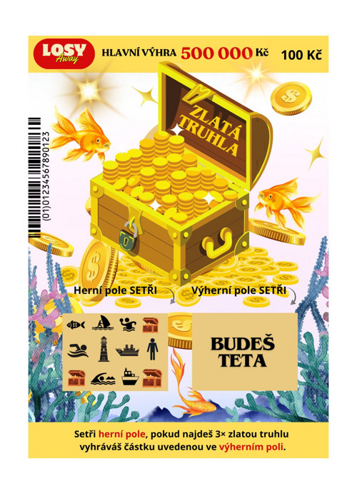 Stírací los " BUDEŠ TETA" — foto 4