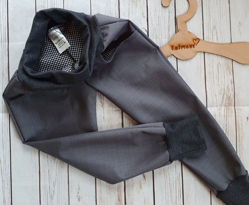 Jarní/podzimní softshell kalhoty šedá — foto 2
