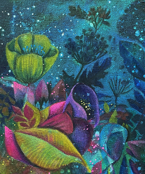 Magická zahrada - 30x30cm — foto 2