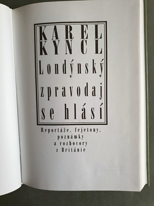 Londýnský zpravodej ... — foto 2