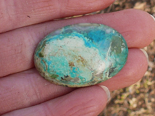 Shattuckite - kabošon — foto 2