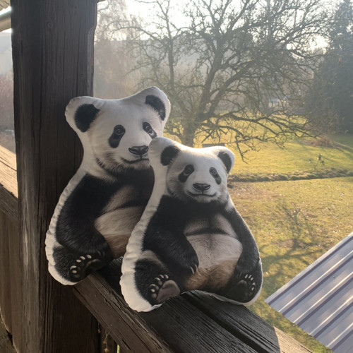 Polštář 3D - Panda velká — foto 2
