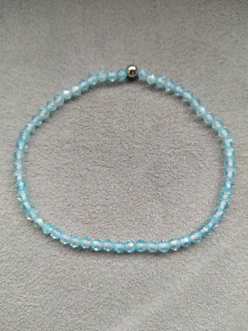 Náramek broušený Topaz Blue - 0,3 — foto 2