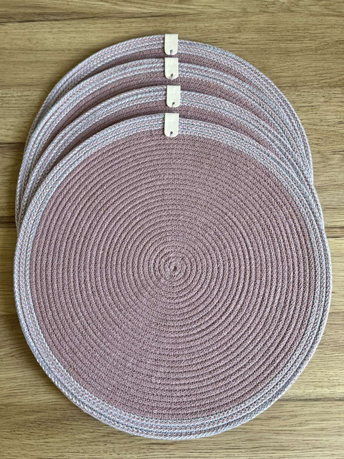 Sada prostírání 4 kusy, šeřík — foto 3