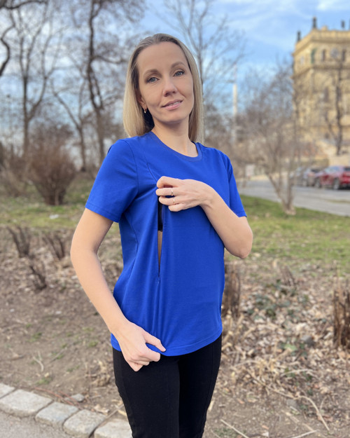 Kojicí tričko se zipy — foto 4