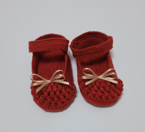 Háčkované balerínky - 11 cm — foto 2
