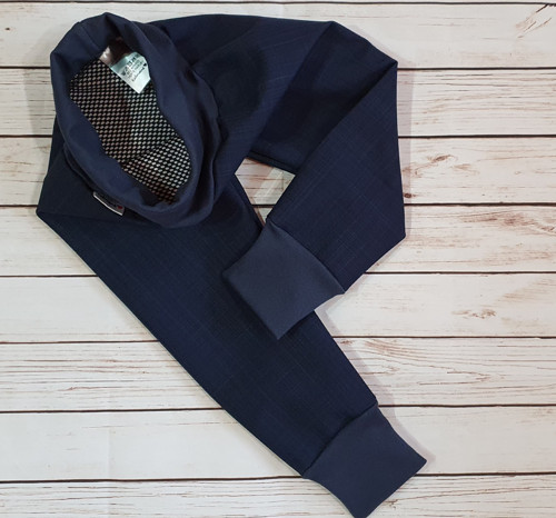 Jarní/podzimní softshell kalhoty tm. modrá — foto 2