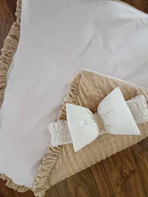 Zavinovačka béžovo smotanová — foto 3