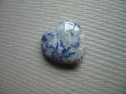Vrt. srdíčko 20 mm - sodalit granit, č.2f — foto 2