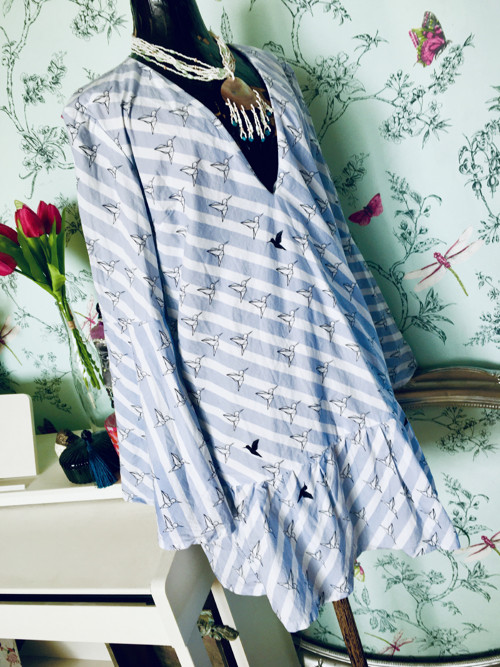 Boho Šaty tunika origami — foto 3