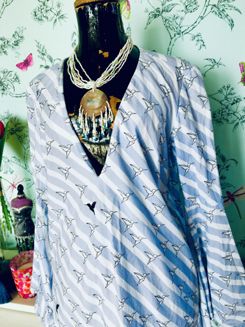 Boho Šaty tunika origami — foto 4