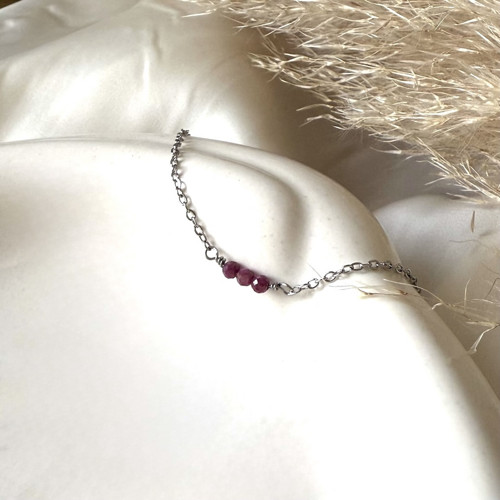 Náhrdelník s rubíny choker — foto 3