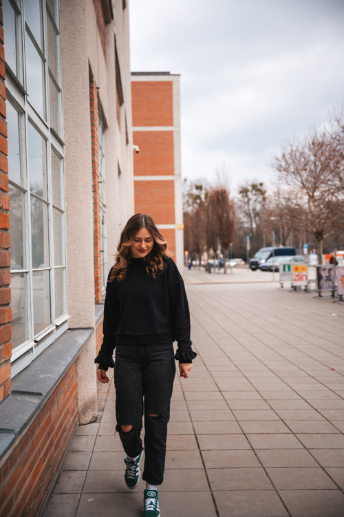Mikina FLOR allblack — foto 5