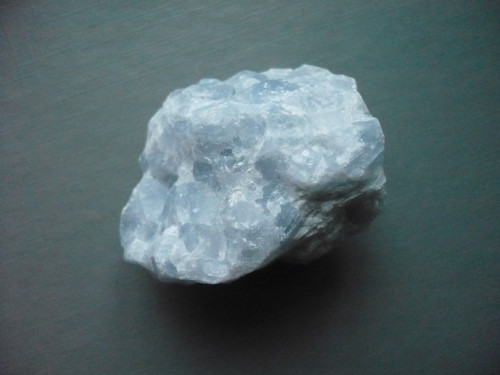 Surový kalcit modrý 41 mm, č.2f — foto 2