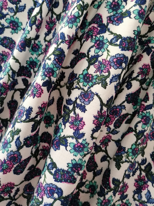 Boho Sukně S Bordurou Modrá — foto 3