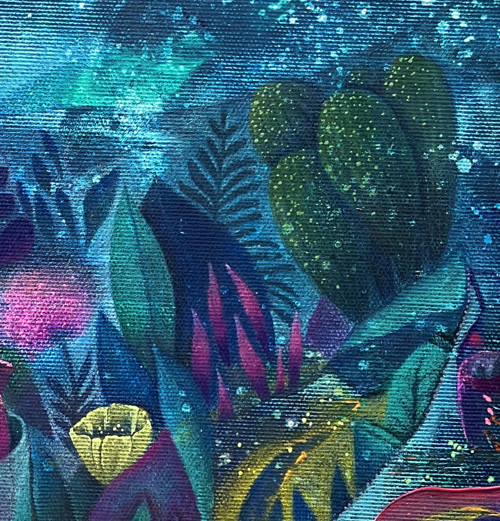 Magická zahrada - 30x30cm — foto 3