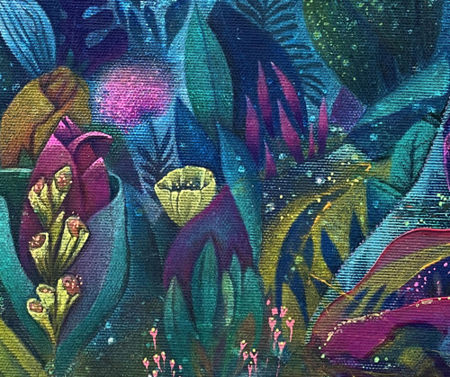 Magická zahrada - 30x30cm — foto 4