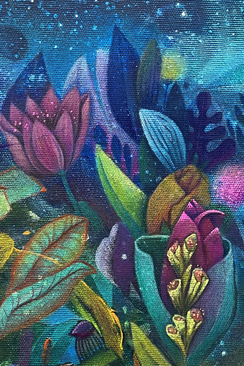 Magická zahrada - 30x30cm — foto 2