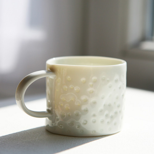 Hrníček Rosa - 100ml Celadon porcelán — foto 3