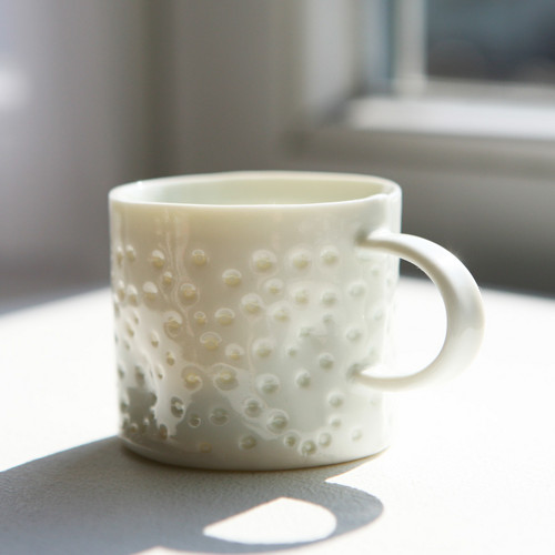 Hrníček Rosa - 100ml Celadon porcelán — foto 2