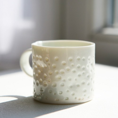 Hrníček Rosa - 100ml Celadon porcelán — foto 4