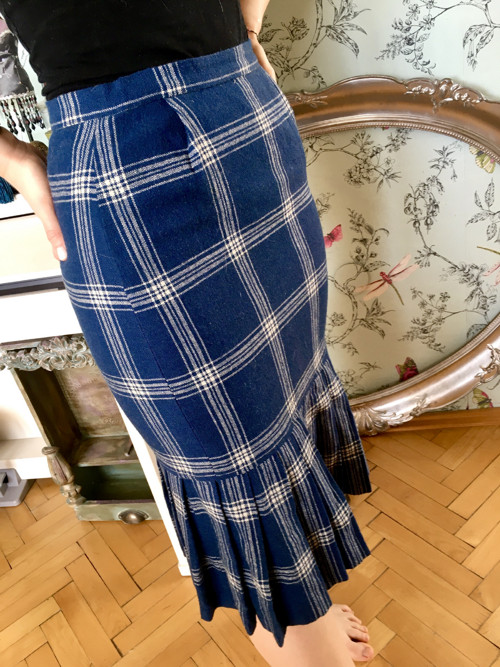Vintage sukně tartan — foto 3