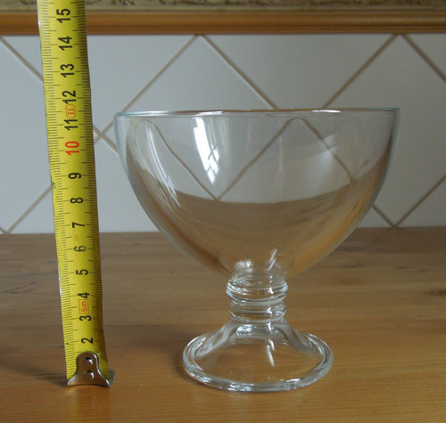 Retro větší skleněný pohár — foto 6