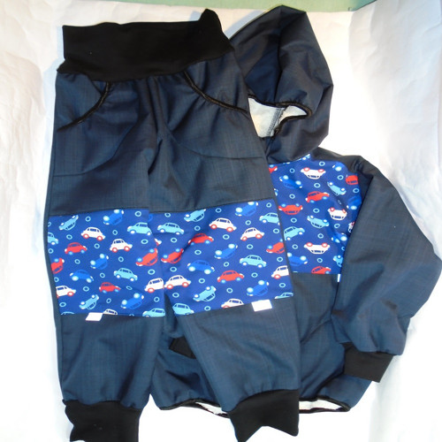 Souprava - beránek. softshell. AUTA — foto 2
