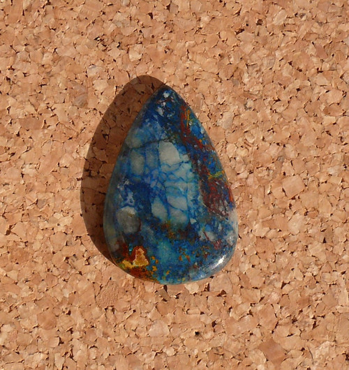 Shattuckite - kabošon — foto 2