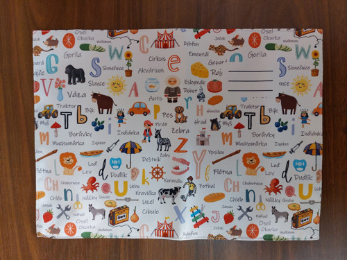 Obal na sešit A5 - abeceda — foto 3