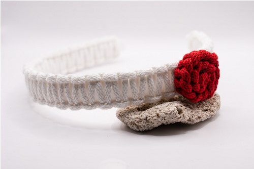 Čelenka do vlasů macramé — foto 3