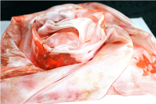 Javory - hedvábná šála 180x45 — foto 2