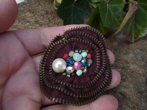Fleur pearls bordeau... — foto 4