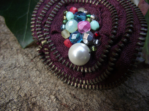 Fleur pearls bordeau... — foto 3
