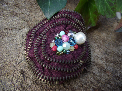Fleur pearls bordeau... — foto 2