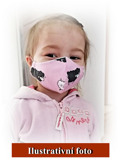 Dětská rouška dvouvrstvá. č.55 — foto 3