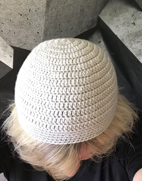 Jarmulka šedá 60 cm — foto 2