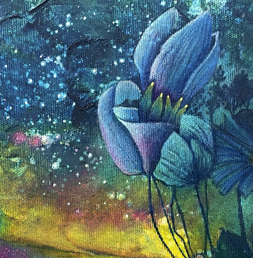 Magická krajina - 30x30cm — foto 2