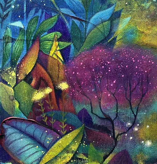 Magická krajina - 30x30cm — foto 3
