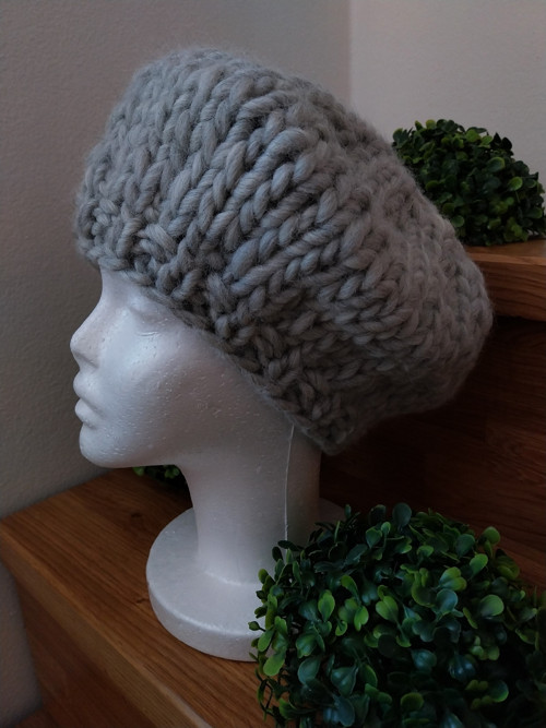 Pletený baret — foto 6
