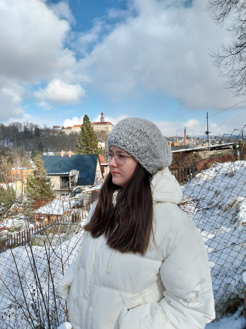 Pletený baret — foto 2