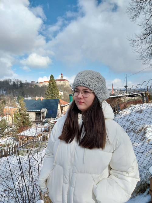 Pletený baret — foto 5