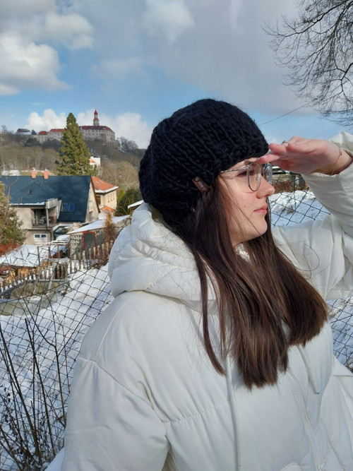 Pletený baret — foto 2