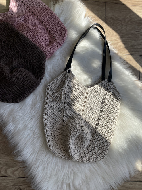 Háčkovaná TulipBag — foto 3